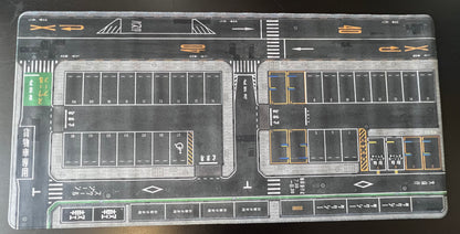 Diecast Parking Lot Mouse Pad / Playmat